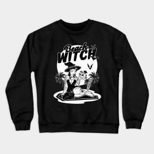 Beach Witch Goth Summer Crewneck Sweatshirt